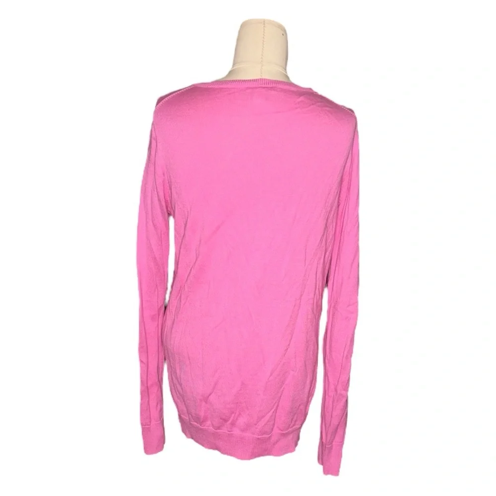 J. Crew V-Neck Pink Sweater